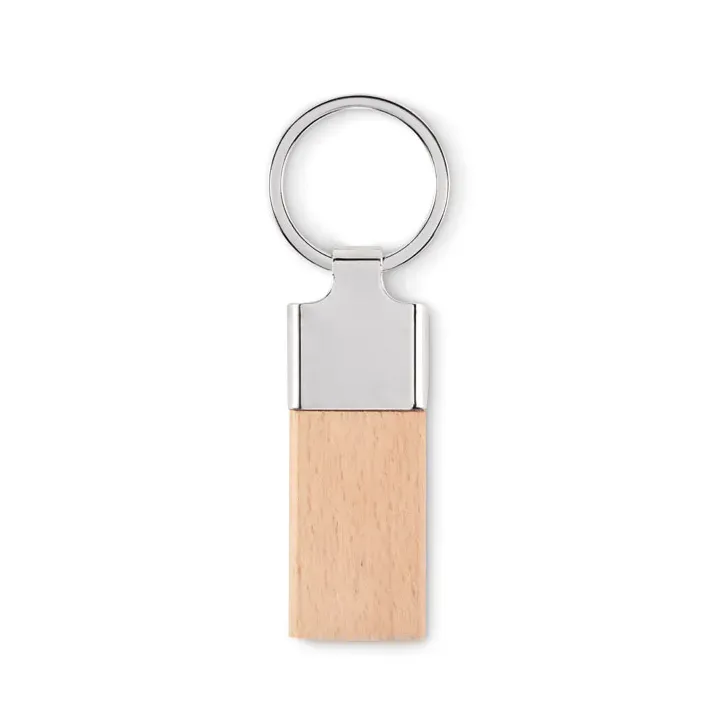 Key ring with rubber wood - MO2484 (MOCN#40)